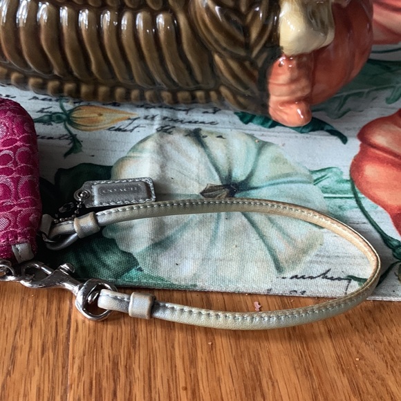 Coach Canvas Wristlet - Picture 3 of 6